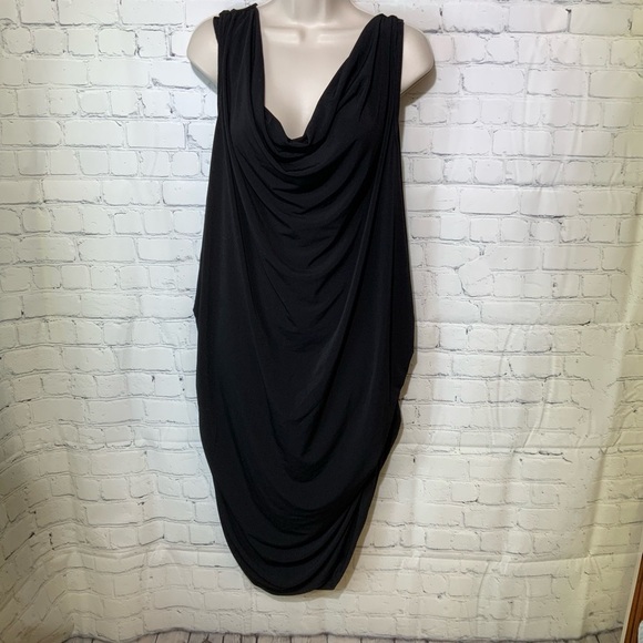 NWT Torrid Ruched Side Little Black Dress Size 6 / Size 30 - Picture 3 of 5